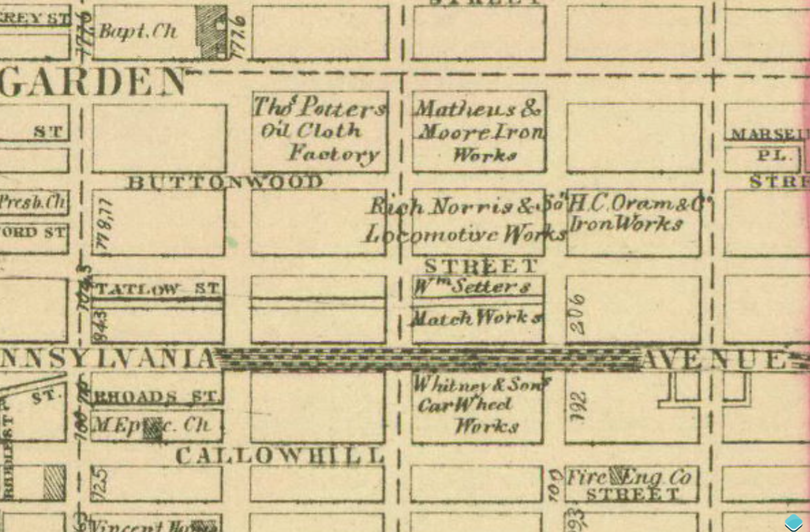 Oil Cloths at Bush Hill matthiasbaldwinpark